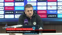 Konyaspor Teknik Direktörü Hakan Keleş: Emeğimizin karşılığını alamadık