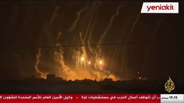 Siyonistlerden fosfor bombalarıyla katliam! Sadece Gazze'ye değil insanlığa savaş açtılar