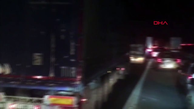 Orhangazi Tüneli'nde Asfalt Çalışması Nedeniyle Uzun Araç Kuyrukları Oluştu