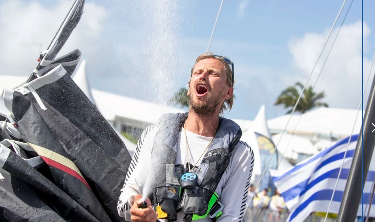 Arrivée étape 2 Mini Transat la Boulangère