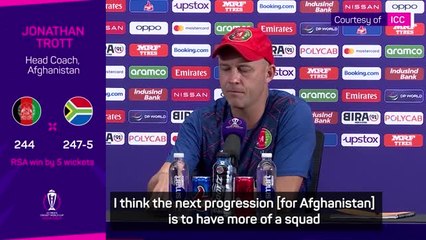 Trott outlines next step for Afghanistan after impressive World Cup campaign