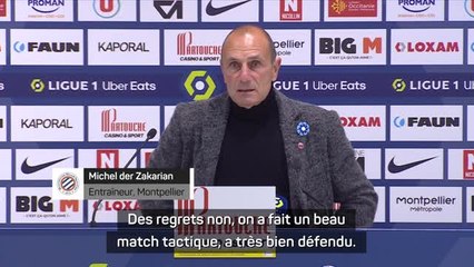 12e j. - der Zakarian : “Dommage qu’on n’ait pas eu ce brin de réussite”