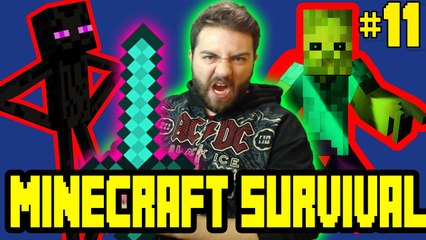 Minecraft Survival Bölüm 11 - Metro Yapımı [ 1.10.2 ] /w Gitaristv /w T.E.O /w Eso