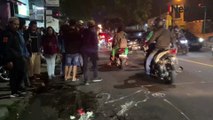 Tragis! Pejalan Kaki Tewas Ditabrak 2 Mobil dan Motor saat Menyeberang di Sukabumi