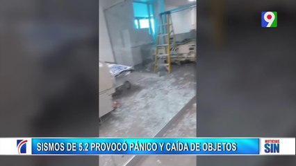 Temblor de 5.2 provocó grietas en escuela, cristales rotos y pérdidas de productos | Emisión Estelar SIN