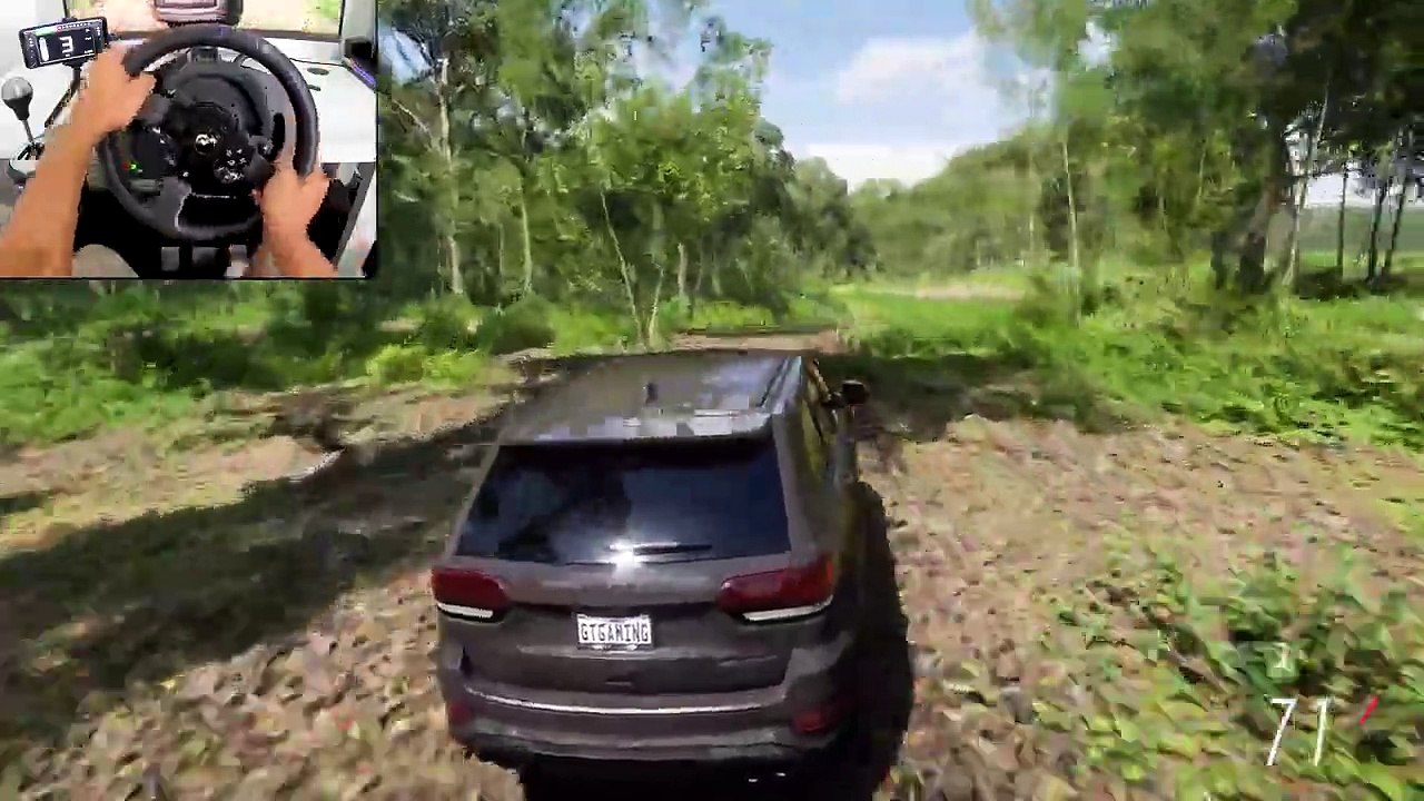 Jeep Trackhawk & Range Rover Sport _ OFFROAD CONVOY _ Forza Horizon 5 _ Thrustmaster T300RS gameplay