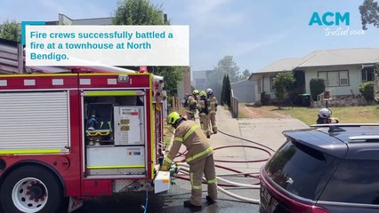 Emergency services contained a fire at North Bendigo on Saturday, November 11.