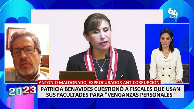 Antonio Maldonado: Hay un pésimo liderazgo de la fiscal de la Nación, Patricia Benavides