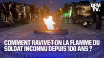 11-Novembre: comment ravive-t-on la flamme du Soldat inconnu depuis 100 ans?