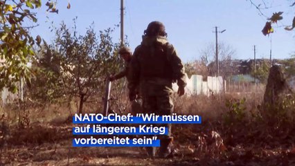 626 Tage Krieg in der Ukraine: "Auf länger als erwartet vorbereitet sein"