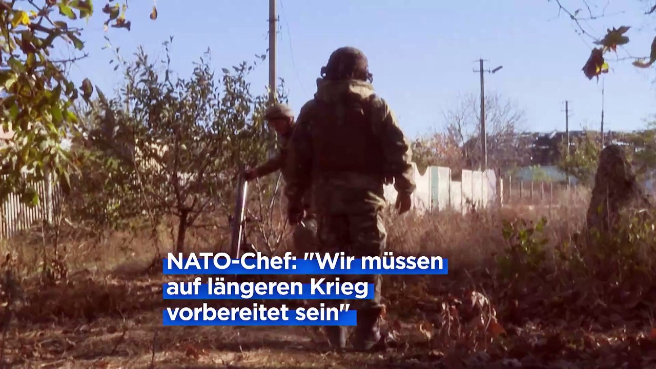 626 Tage Krieg in der Ukraine: 'Auf länger als erwartet vorbereitet sein'