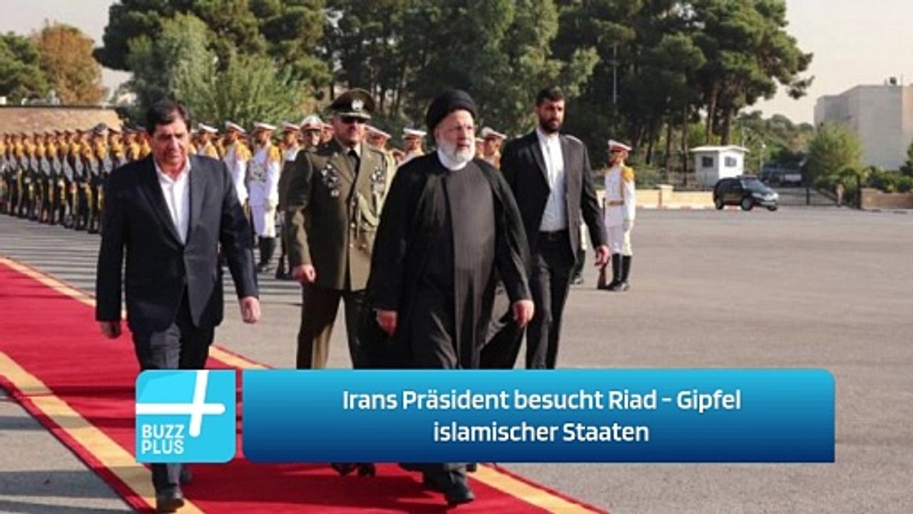 Irans Präsident besucht Riad - Gipfel islamischer Staaten