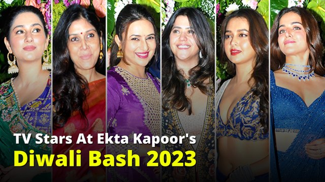 Karan Kundra,Tejasswi, Ronit Roy & More Shine At Ekta Kapoor's Diwali Celebration 2023