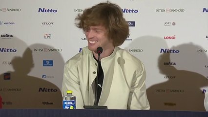 ATP Finals 2023 - Andrey Rublev : "I'm Juniors thank you (laughts)"