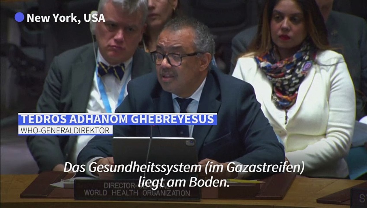 WHO: Gesundheitssystem im Gazastreifen 'liegt am Boden'