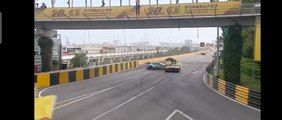 Macau GT Cup 2023 Qualifying Chia and Tanoto Hard Crash