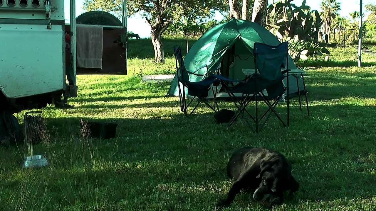Campsite Grootfontein in Namibia at nice farm with wildlife