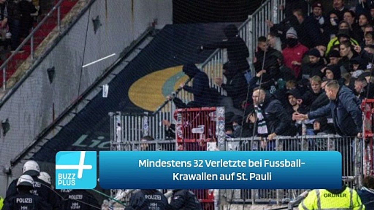 Mindestens 32 Verletzte bei Fussball-Krawallen auf St. Pauli