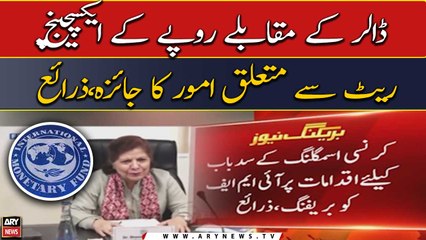 Dollar Ke Muqable Rupee Ke Exchange Rate Sy Mutaliq Umoor Ka Jaiza