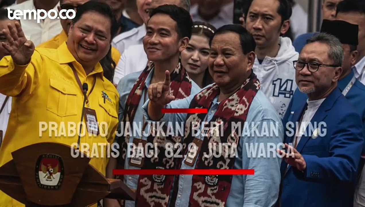 Capres Prabowo Janjikan Beri Makan Siang Gratis buat 82,9 Juta Warga, Siapa Saja?