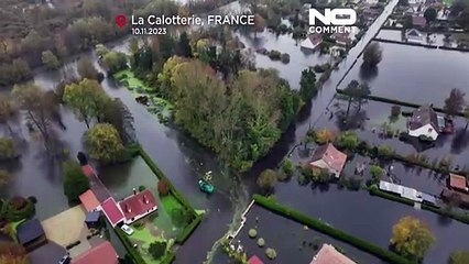 WATCH: Northern France on red alert for flooding after two days of heavy rains