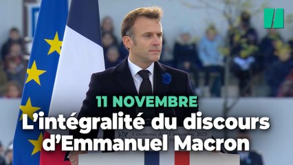 Revivez l'hommage de Macron au soldat inconnu et son appel à l'unité