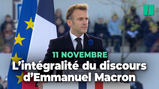 Revivez l'hommage de Macron au soldat inconnu et son appel à l'unité