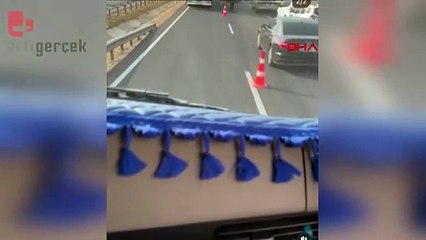 TIR'a çarpan minibüsün sürücüsü hayatını kaybetti