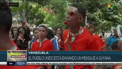 Pueblo de Venezuela unido sale a las calles en defensa de la Guayana Esequiba.