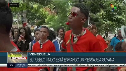 Video herunterladen: Pueblo de Venezuela unido sale a las calles en defensa de la Guayana Esequiba.