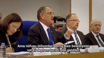 Bakan Özhaseki'den CHP'li belediyelere deprem turisti benzetmesi