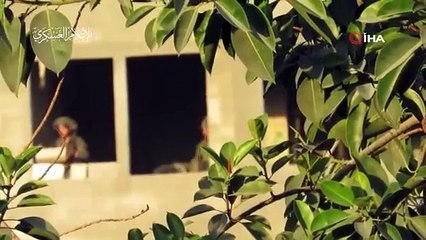 Hamas görüntüleri paylaştı! Siyonist teröristlerin imha edildiği an