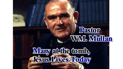 Pastor WM. Mullan Mary at the tomb