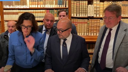 Il video del ministro Sangiuliano a Modena