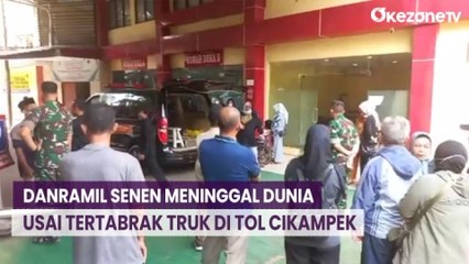 Danramil Senen Meninggal Dunia Usai Tertabrak Truk di Tol Cikampek