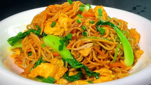 Vegetarians, the correct way to stir fry noodles is to make them delicious , is truly satisfying