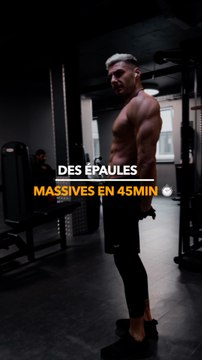 Ta nouvelle séance Epaules massives pour passer de la 2D à la 3D