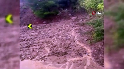 Balıkesir'de Sağanak Heyelana Neden Oldu