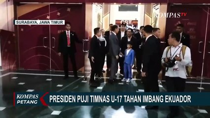 Video herunterladen: Presiden Jokowi Puji Timnas Tahan Imbang Ekuador di Piala Dunia U-17