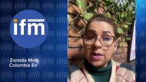 Zoraida Mohamed directora de Colombia Evidente sobre la protesta del Martes