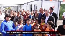 Galatasaray heyeti deprem bölgelerinden Hatay'ı ziyaret etti