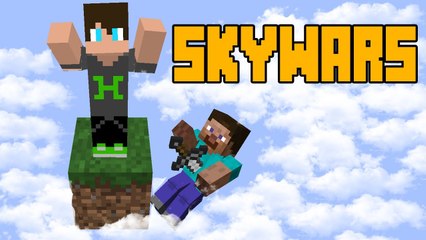 Minecraft Skywars - Adamın Kafasına Atladım