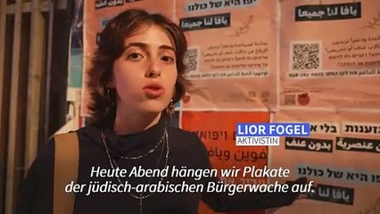 Juden und Araber rufen in Tel Aviv zu Versöhnung auf