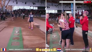 Finale, tir en relais, Mondial féminin, Rumilly 2023