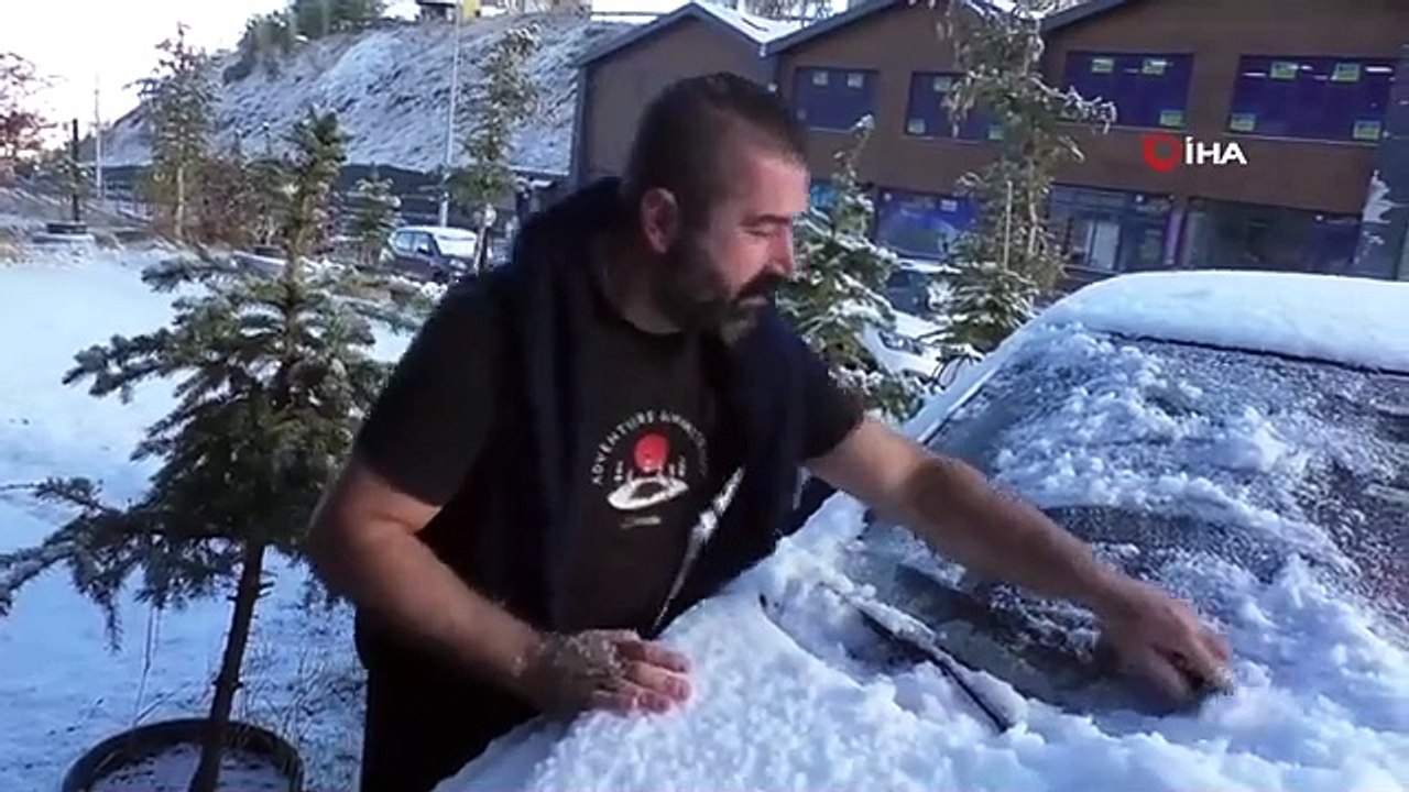 Erzurum'da kar sürprizi