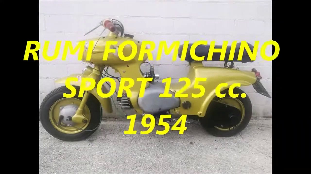 Rumi Formichino sport 125 cc. - 1954 - Video Dailymotion