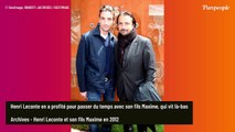 Henri Leconte : Rare photo avec son fils Maxime, ancien candidat Secret Story, qui a beaucoup changé depuis !