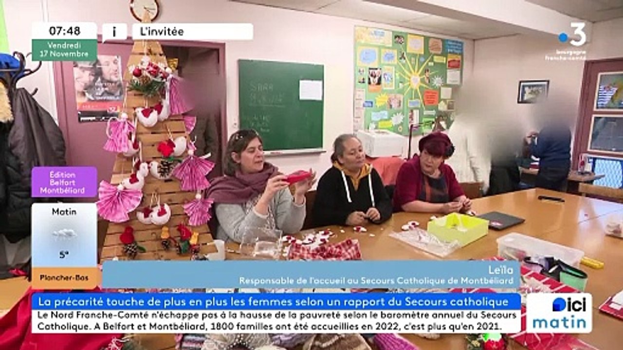 Marie BESANCON, animatrice du réseau de solidarité au Secours Catholique du Nord Franche-Comté.