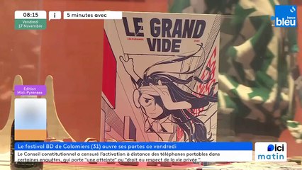 Camille Blandin, écrivain et dessinateur toulousain, est notre invité sur France Bleu Occitanie