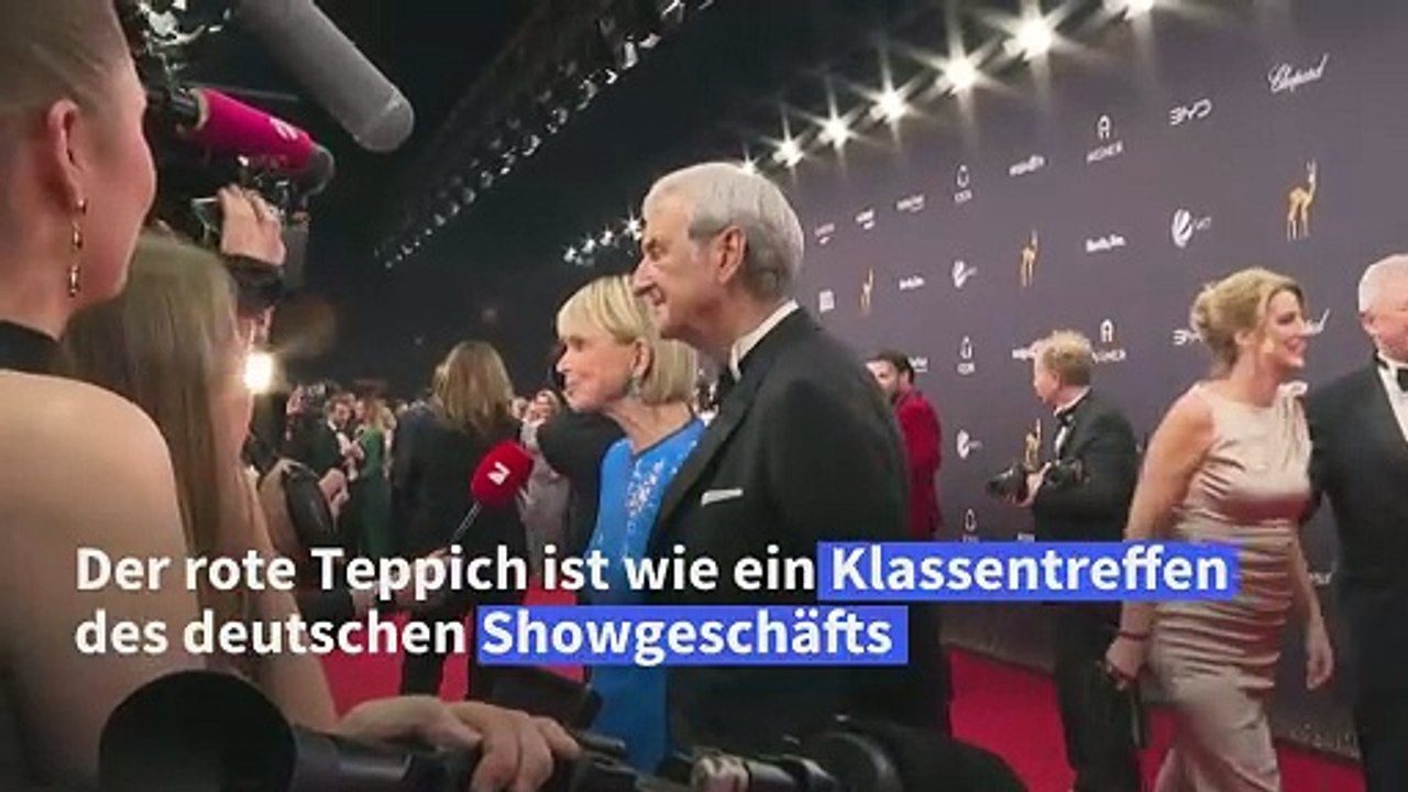 Altstars und junge Showtalente bei der Bambi-Verleihung